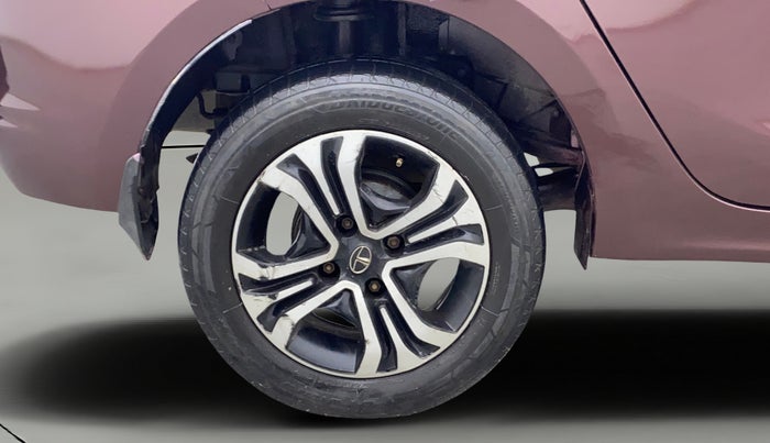 2022 Tata TIGOR XZ PLUS CNG, CNG, Manual, 1,28,878 km, Right Rear Wheel