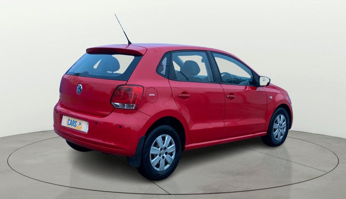 2012 Volkswagen Polo TRENDLINE 1.2L DIESEL, Diesel, Manual, 1,23,452 km, Right Back Diagonal