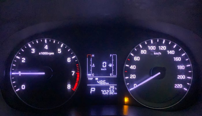 2016 Hyundai Creta SX PLUS AT 1.6 PETROL, Petrol, Automatic, 70,184 km, Odometer Image
