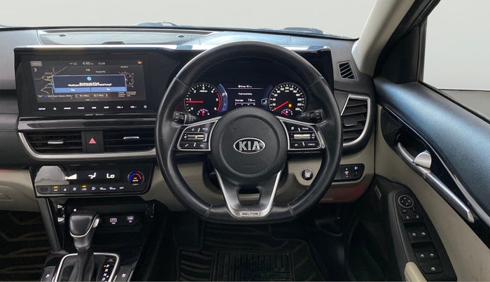 2019 KIA SELTOS HTX PLUS AT1.5 DIESEL, Diesel, Automatic, 1,30,096 km, Steering Wheel Close Up