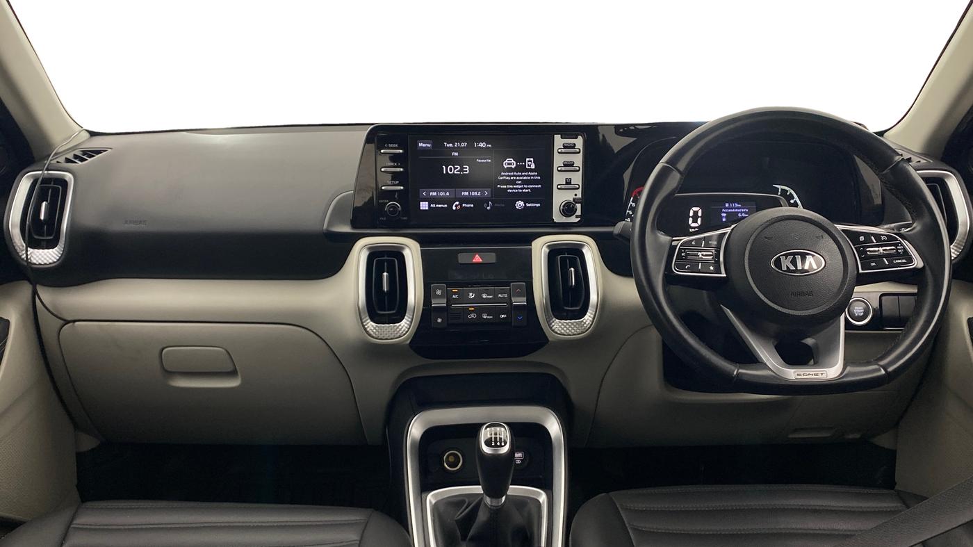 2021 KIA SONET HTX 1.0 IMT, Petrol, Manual, 87,623 km, Dashboard