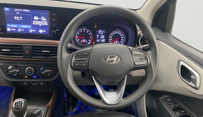 2023 Hyundai AURA SX 1.2 CNG, CNG, Manual, 34,413 km, Steering Wheel Close Up