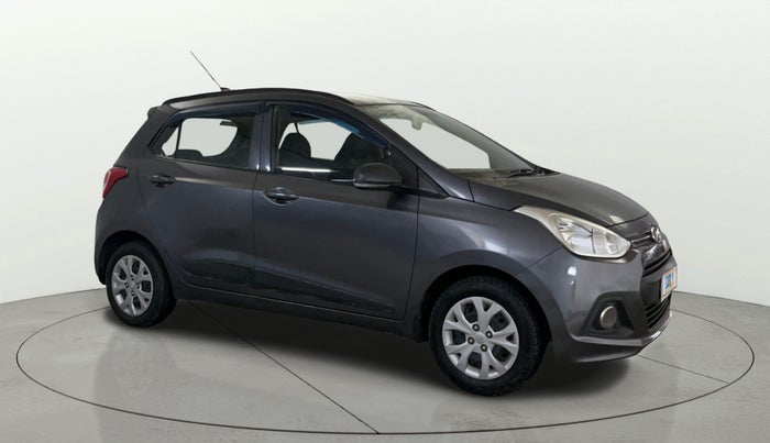 2016 Hyundai Grand i10 SPORTZ 1.2 KAPPA VTVT, Petrol, Manual, 34,584 km, Right Front Diagonal