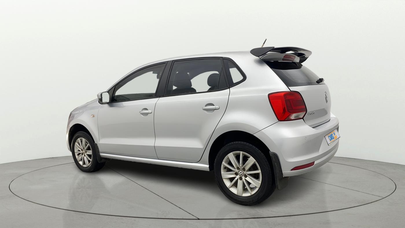 2015 Volkswagen Polo HIGHLINE1.2L, Petrol, Manual, 1,05,664 km, Left Back Diagonal