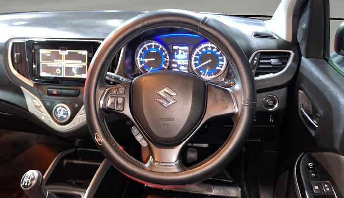 2018 Maruti Baleno ALPHA PETROL 1.2, Petrol, Manual, 35,468 km, Steering Wheel Close Up