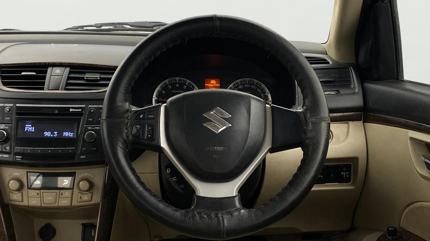 2016 Maruti Swift Dzire ZXI, Petrol, Manual, 55,610 km, Steering Wheel Close Up