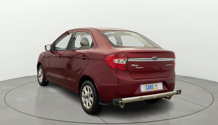 2017 Ford Figo Aspire TITANIUM 1.2 PETROL, Petrol, Manual, 38,729 km, Left Back Diagonal