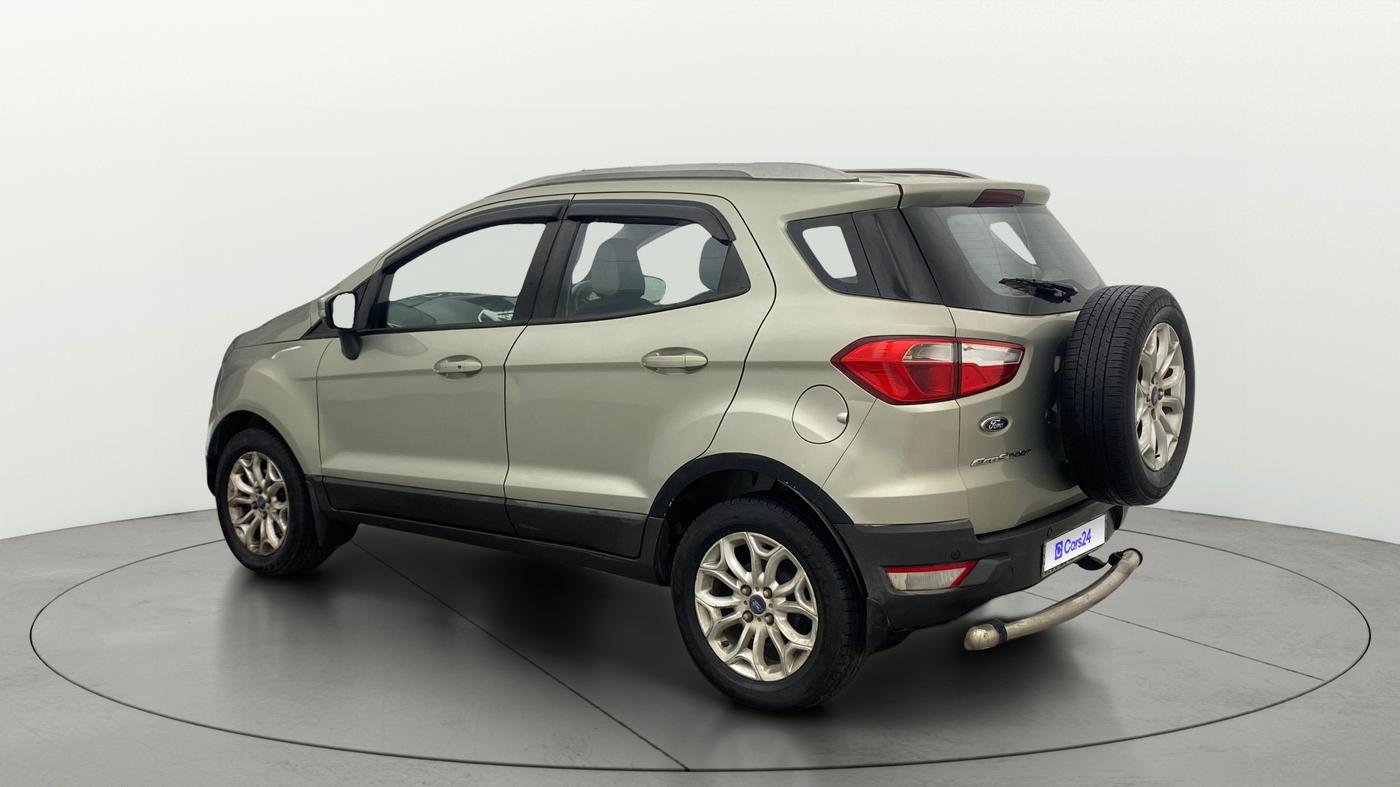 2014 Ford Ecosport TITANIUM 1.5L DIESEL (OPT), Diesel, Manual, 1,33,807 km, Left Back Diagonal
