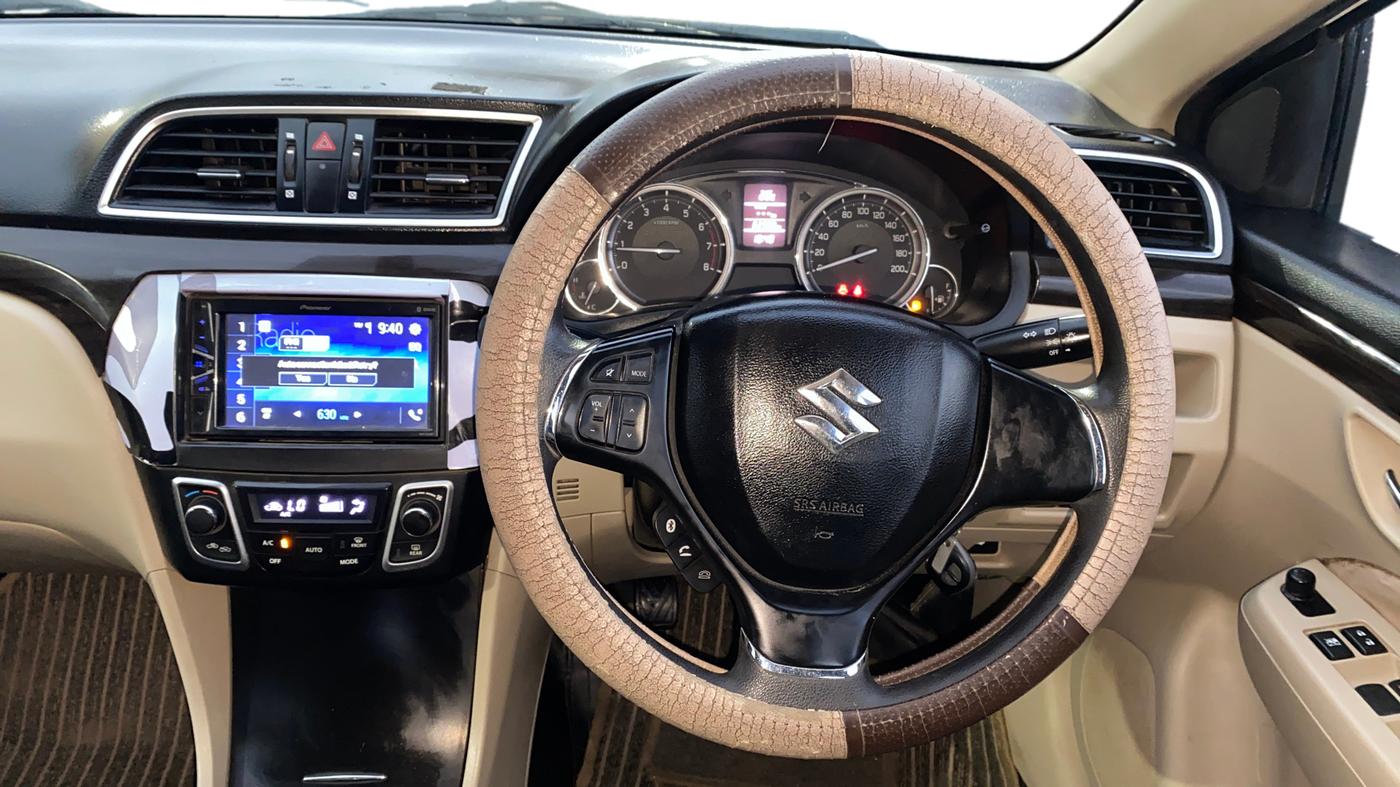 2018 Maruti Ciaz DELTA 1.4 MT PETROL, Petrol, Manual, 62,393 km, Steering Wheel Close Up
