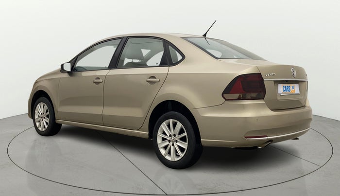 2015 Volkswagen Vento HIGHLINE 1.5 AT, Diesel, Automatic, 70,376 km, Left Back Diagonal