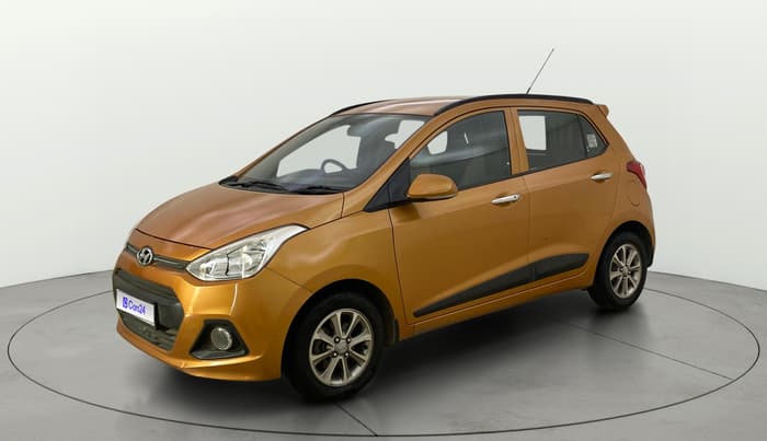 2016 Hyundai Grand i10 ASTA (O) 1.2 KAPPA VTVT, Petrol, Manual, 1,00,955 km, Left Front Diagonal
