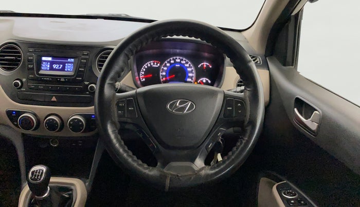 2016 Hyundai Grand i10 SPORTZ 1.2 KAPPA VTVT, CNG, Manual, 89,067 km, Steering Wheel Close Up