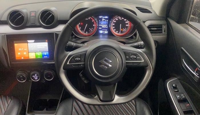 2023 Maruti Swift ZXI PLUS AMT, Petrol, Automatic, 13,554 km, Steering Wheel Close Up