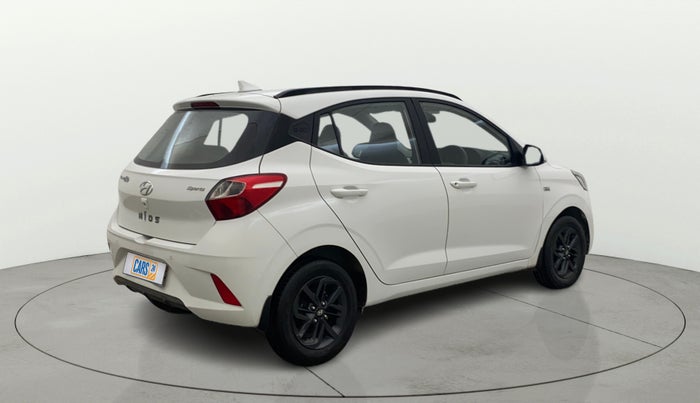 2021 Hyundai GRAND I10 NIOS SPORTZ AMT 1.2 KAPPA VTVT, Petrol, Automatic, 33,707 km, Right Back Diagonal
