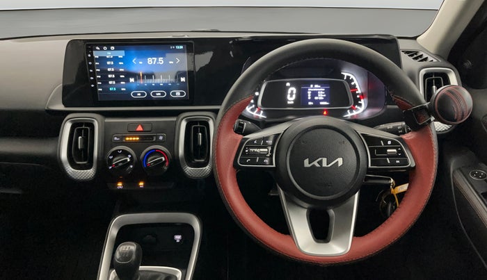 2023 KIA SONET HTE 1.2, Petrol, Manual, 19,618 km, Steering Wheel Close Up