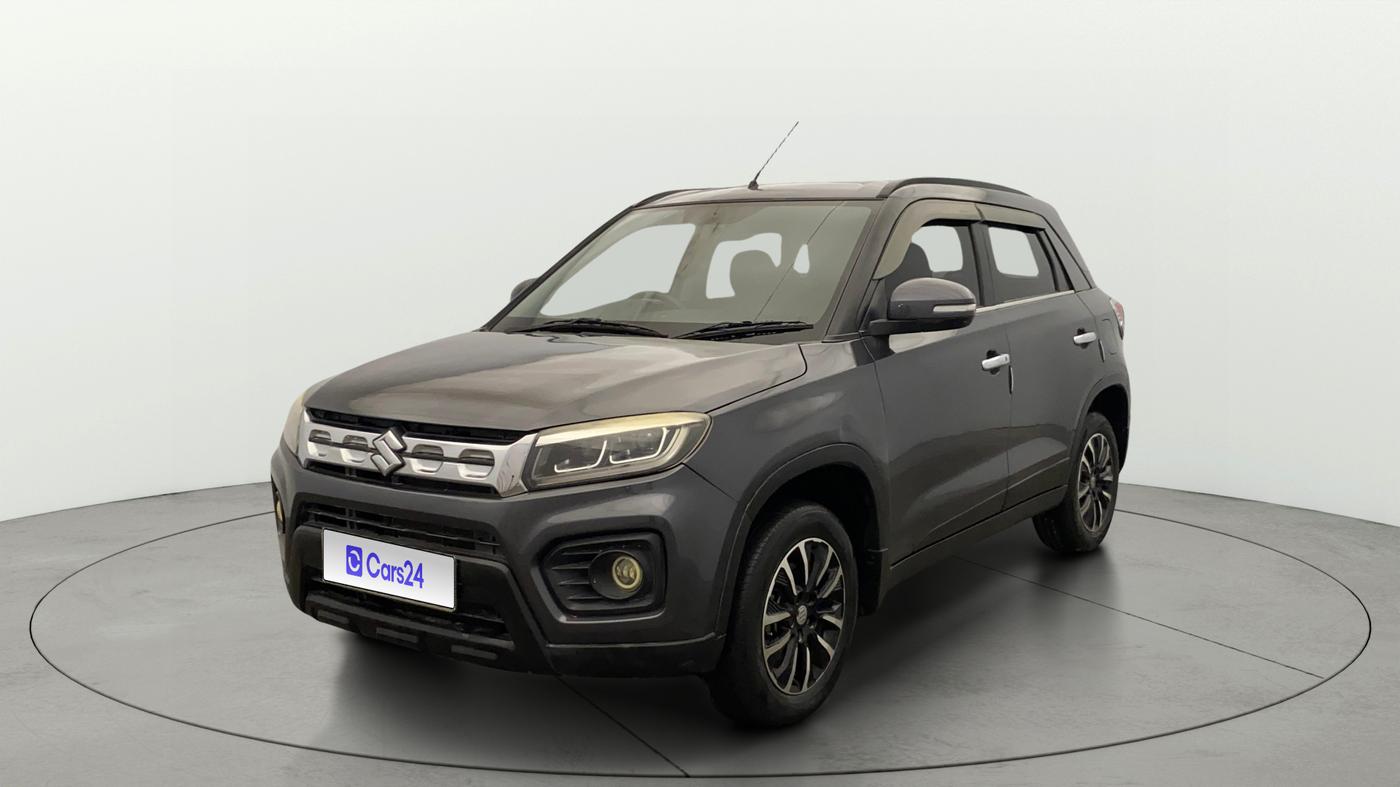 2022 Maruti Vitara Brezza VXI, Petrol, Manual, 55,501 km, Left Front Diagonal