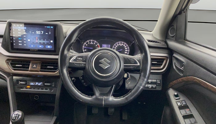 2023 Maruti BREZZA VXI S-CNG, CNG, Manual, 37,722 km, Steering Wheel Close Up