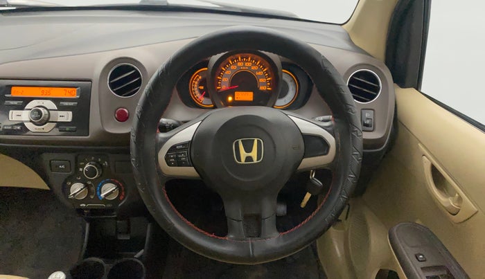 2012 Honda Brio S MT, Petrol, Manual, 67,225 km, Steering Wheel Close Up