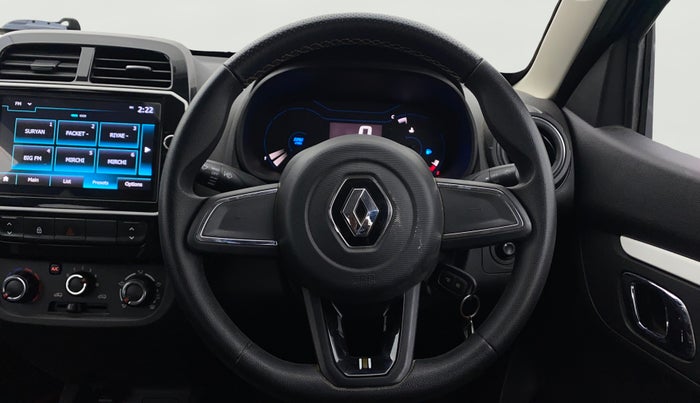 2022 Renault Kwid CLIMBER AMT 1.0, Petrol, Automatic, 19,923 km, Steering Wheel Close Up