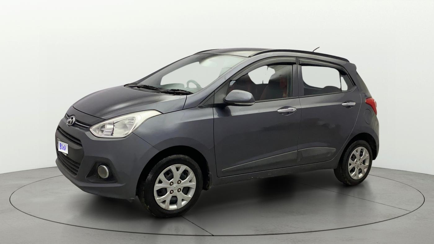 2014 Hyundai Grand i10 SPORTZ 1.2 KAPPA VTVT, Petrol, Manual, 48,983 km, Left Front Diagonal
