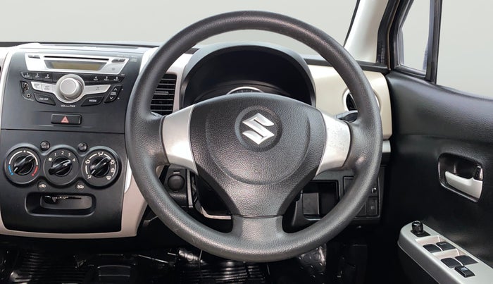 2013 Maruti Wagon R 1.0 VXI, Petrol, Manual, 57,715 km, Steering Wheel Close Up