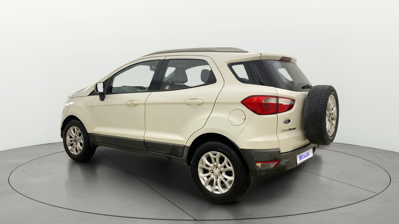 2016 Ford Ecosport TITANIUM 1.5L DIESEL, Diesel, Manual, 1,37,484 km, Left Back Diagonal