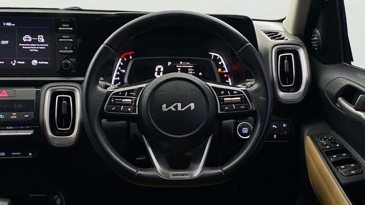 2024 KIA SONET 	 HTX 1.0 TURBO DCT, Petrol, Automatic, 51,050 km, Steering Wheel Close Up