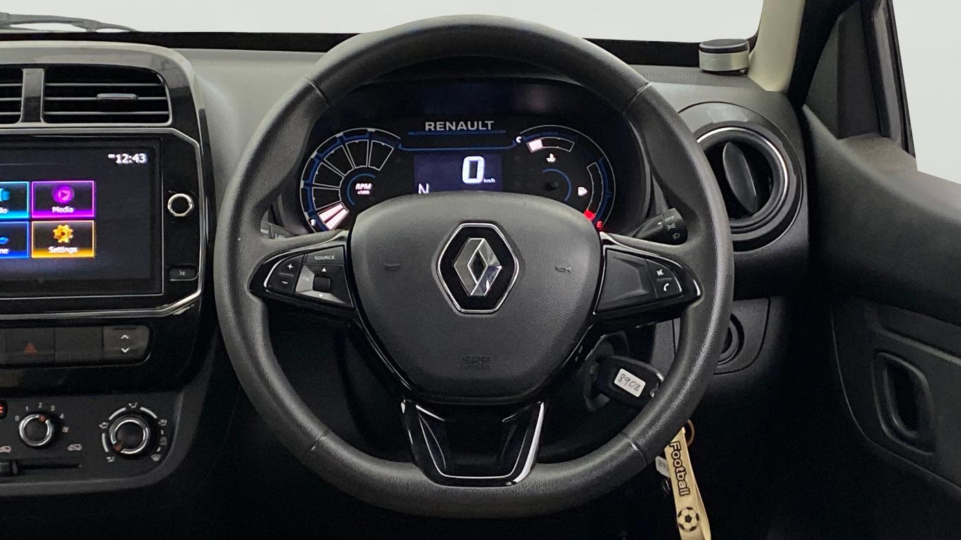 2023 Renault Kwid RXT 1.0 AMT, Petrol, Automatic, 7,014 km, Steering Wheel Close Up