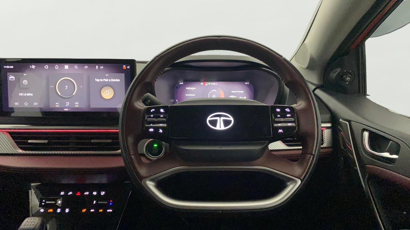 2024 Tata Curvv Accomplished Plus A 1.2 Hyperion GDI Petrol 6MT, Petrol, Manual, 2,532 km, Steering Wheel Close Up