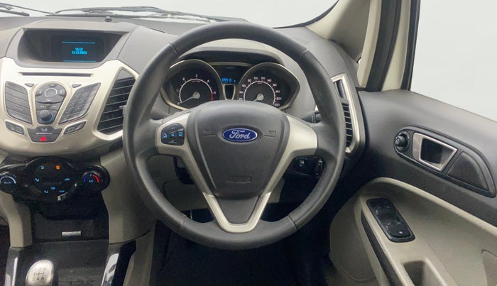 2015 Ford Ecosport TITANIUM 1.5L DIESEL, Diesel, Manual, 1,09,379 km, Steering Wheel Close Up