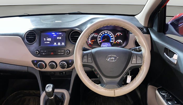 2018 Hyundai Grand i10 SPORTZ 1.2 KAPPA VTVT, Petrol, Manual, 63,943 km, Steering Wheel Close Up