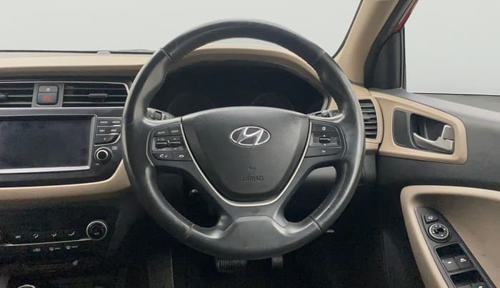 2019 Hyundai Elite i20 ASTA (O) CVT, Petrol, Automatic, 1,12,511 km, Steering Wheel Close Up