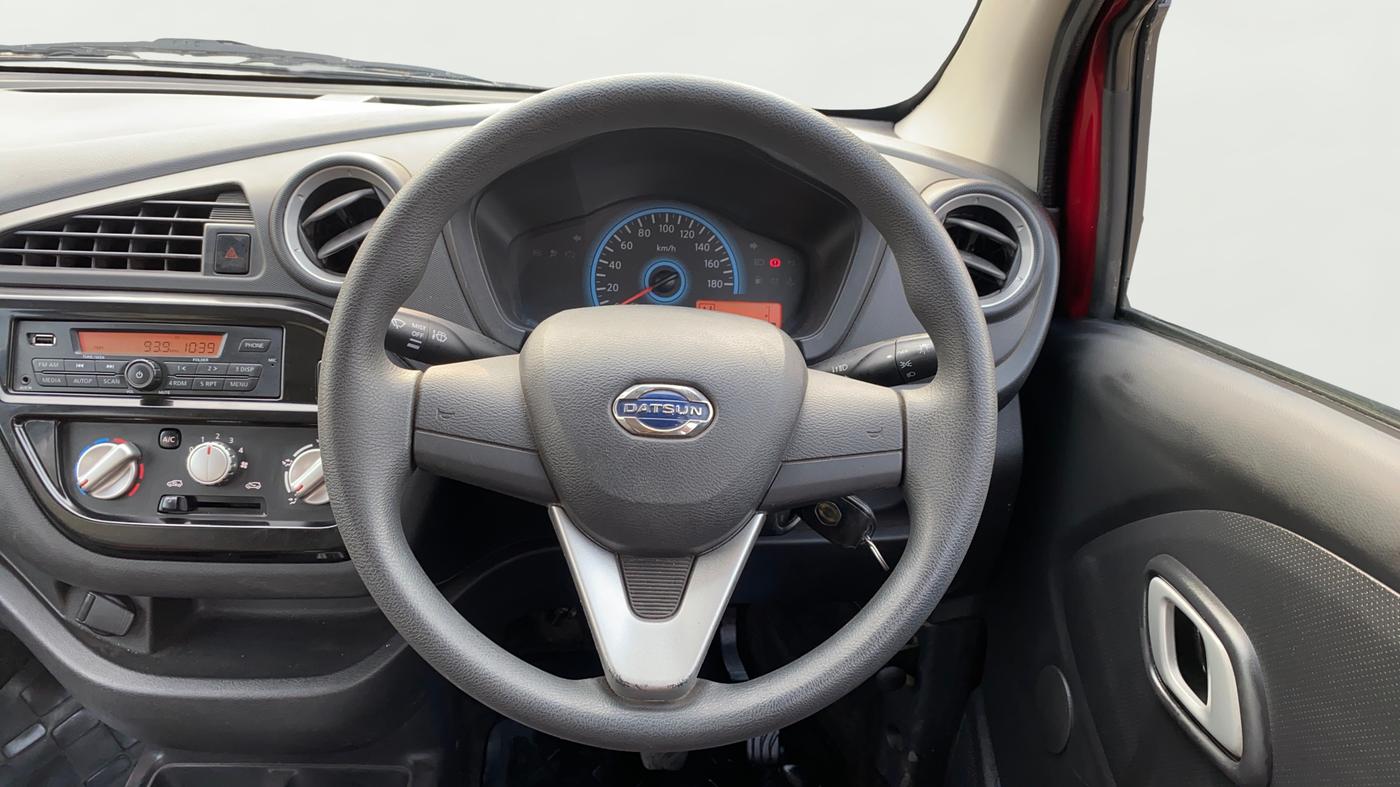 2018 Datsun Redi Go T(O) 1.0 AMT, Petrol, Automatic, 24,770 km, Steering Wheel Close Up
