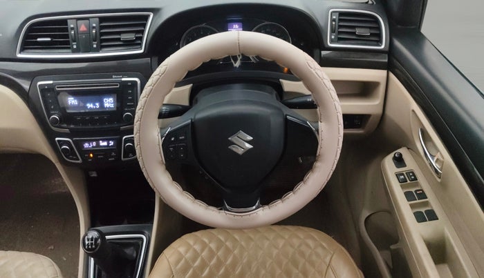 2017 Maruti Ciaz DELTA 1.4 MT PETROL, Petrol, Manual, 68,451 km, Steering Wheel Close Up