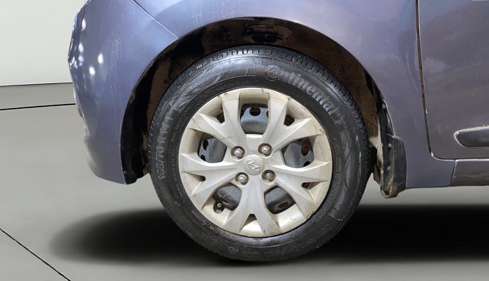 2014 Hyundai Grand i10 SPORTZ 1.2 KAPPA VTVT, Petrol, Manual, 1,00,120 km, Left Front Wheel