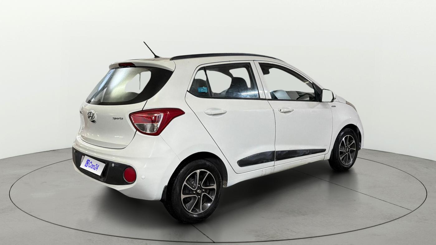2018 Hyundai Grand i10 SPORTZ AT 1.2 KAPPA VTVT, Petrol, Automatic, 53,918 km, Right Back Diagonal