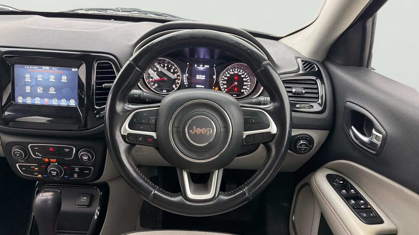 2018 Jeep Compass LIMITED 1.4 PETROL AT, Petrol, Automatic, 88,180 km, Steering Wheel Close Up