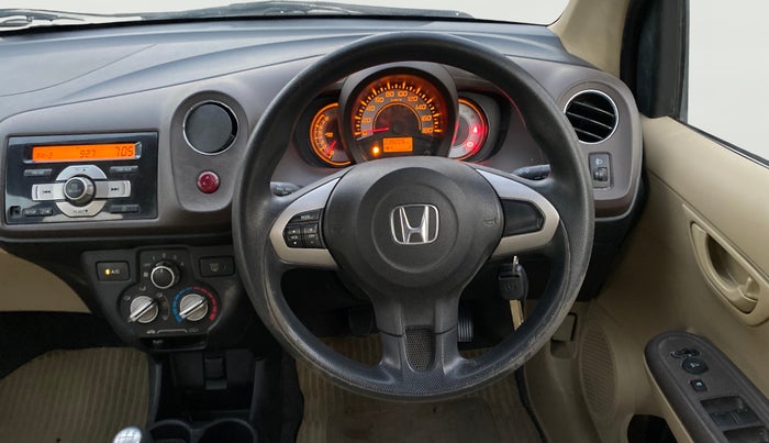 2013 Honda Brio S MT, Petrol, Manual, 38,197 km, Steering Wheel Close Up
