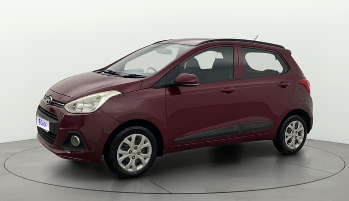 2015 Hyundai Grand i10 SPORTZ 1.2 KAPPA VTVT, Petrol, Manual, 74,566 km, Left Front Diagonal