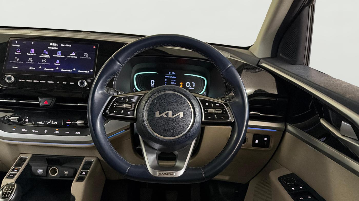 2022 KIA CARENS LUXURY 1.5 DIESEL 7 STR, Diesel, Manual, 49,246 km, Steering Wheel Close Up