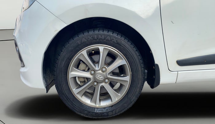 2015 Hyundai Grand i10 ASTA (O) 1.2 KAPPA VTVT, Petrol, Manual, 46,941 km, Left Front Wheel
