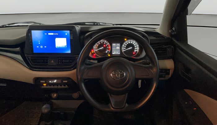 2024 Toyota Glanza E, Petrol, Manual, 13,107 km, Steering Wheel Close Up