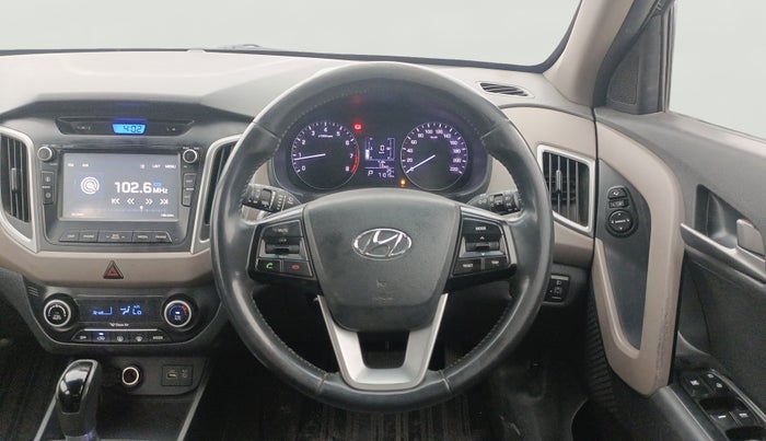 2017 Hyundai Creta SX PLUS AT 1.6 PETROL, Petrol, Automatic, 70,973 km, Steering Wheel Close Up