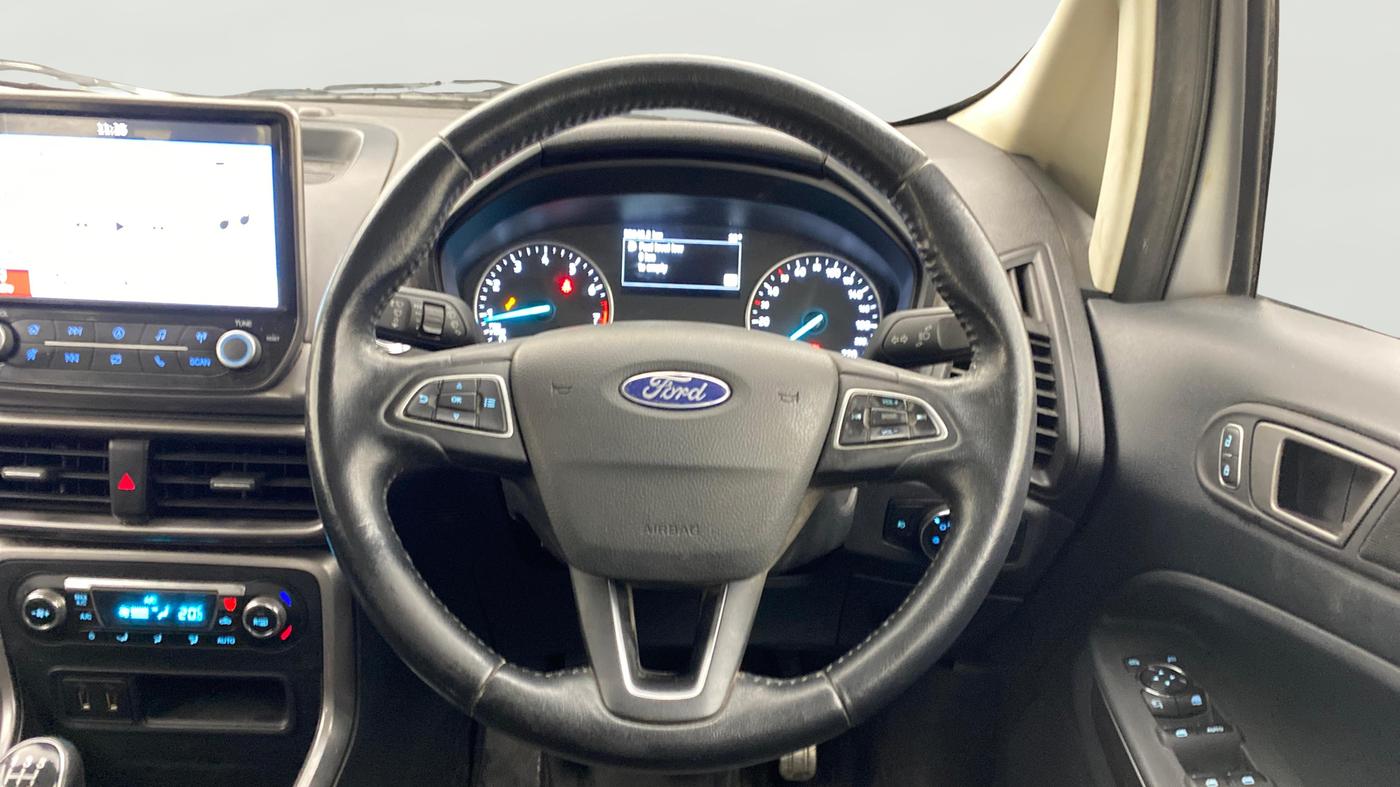 2019 Ford Ecosport TITANIUM 1.5L PETROL, Petrol, Manual, 55,918 km, Steering Wheel Close Up