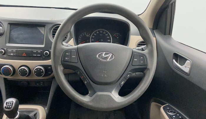 2018 Hyundai Grand i10 SPORTZ 1.2 KAPPA VTVT, Petrol, Manual, 20,759 km, Steering Wheel Close Up