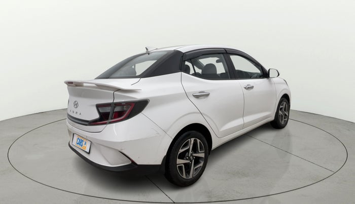 2023 Hyundai AURA SX 1.2 CNG, CNG, Manual, 12,690 km, Right Back Diagonal