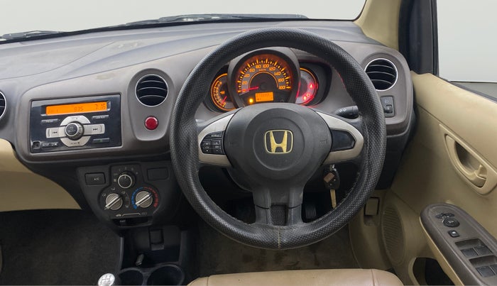 2013 Honda Brio S MT, Petrol, Manual, 73,333 km, Steering Wheel Close Up