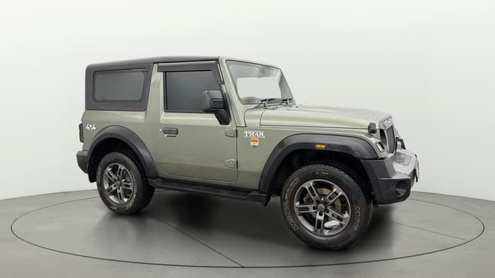 2022 Mahindra Thar LX PETROL HT 4WD AT, Petrol, Automatic, 29,494 km, Right Front Diagonal
