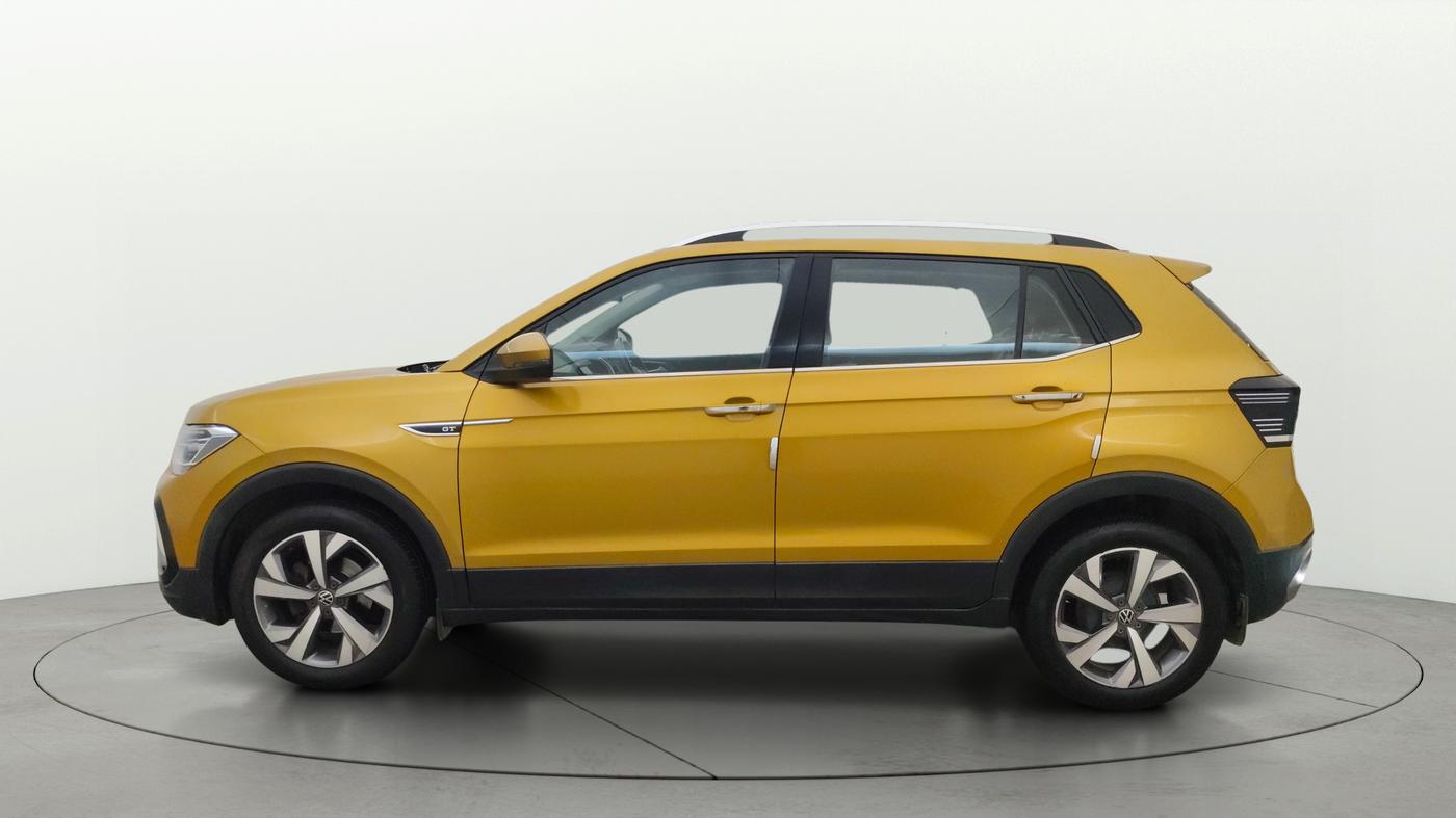 2022 Volkswagen TAIGUN TOPLINE 1.0 TSI AT, Petrol, Automatic, 28,405 km, Left Side