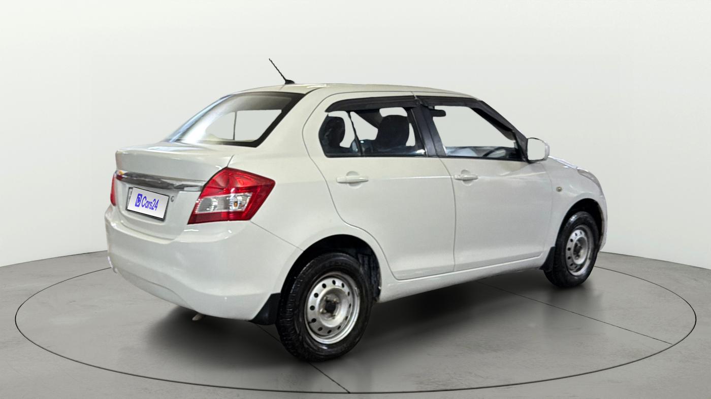 2015 Maruti Swift Dzire LXI (O), CNG, Manual, 72,280 km, Right Back Diagonal